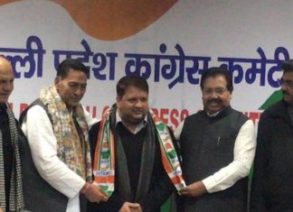 आम आदमी पार्टी को लगा झटका, आदर्श शास्त्री ने कांग्रेस का दामन थामा