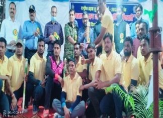 सड़क सुरक्षा माह वर्ष 2021 अंतर्गत यातायात जन जागरूकता पुलिस संगवारी क्रिकेट प्रतियोगिता