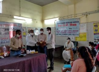 विश्व क्षय दिवस पर चिराग सोशल वेलफेयर सोसायटी द्वारा लक्ष्यगत हस्तक्षेप लक्ष्य पूरा किया ।