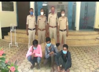 धान चोरी करने वाला 3 आरोपीगणों को भेजा गया जेल।