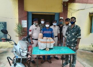 अवैध रूप से काम करने वाले एक व्यक्ति को किया गिरफ्तार भेजे जेल