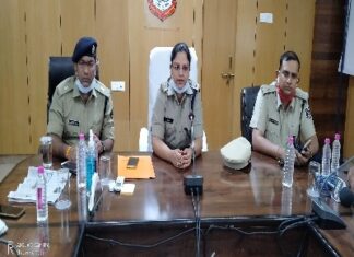 पुलिस अधीक्षक ने ली प्रथम प्रेसवार्ता में की कई चर्चा