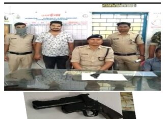 आरोपी द्वारा गंभीर घटना को अंजाम देने की फिराक में था पुलीस देशी कट्टा के साथ किया गिरफ्तार ।