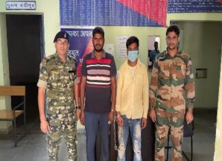 दो अंर्तरराज्यीय ऑन लाईन ठगी करने वाले गिरोह के पुलिस गिरफ्त में