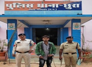 पुलिस की कार्यवाही युवती से दुष्कर्म के आरोपी को भेजा जेल।
