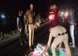 सड़क हादसे में दो की मौत एक गम्भीर रायपुर रिफर