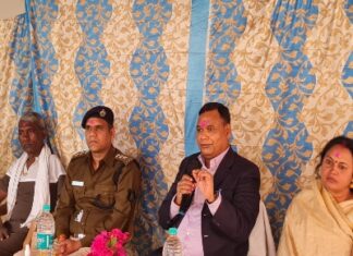 महिलाओं में जन जागरण एवं सशक्तिकरण कार्यक्रम आयोजित में पहुंचे पुलिस अधीक्षक