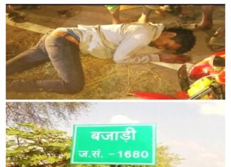 ट्रक चालक की लापरवाही से एक युवक की मौके पर मौत