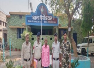 चरित्र शंका पर कर दिया अपनी पत्नि कि रस्सी से गला घोंटकर हत्या,