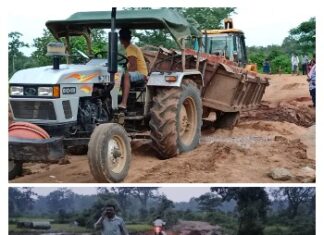 ठेकेदार वन विभाग की गुडवक्ता हीन कार्यो से आम जनता परेशान ट्रेक्टर फसने से कई घण्टो तक आवगमन बंद । दुर्घटना होने की सम्भावना अधिक होती जा रही है।