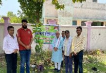 पर्यावरण सप्ताह के तहत पूर्व कृषि मंत्री चंद्रशेखर साहू ने प्रकृति पूजन के तहत वृक्षों की पूजा अर्चना की