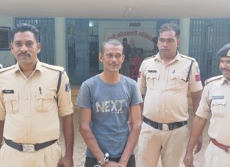 शांति व्यवस्था बनाए रखने हेतु पुलिस ने आर्म्स एक्ट के तहत एक आरोपी को किया गिरफ्तार