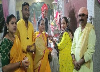 पुत्र ने दी पिता को पुण्यतिथि साई मंदिर में प्रसाद वितरण किया गया पाटिल परिवार द्वारा