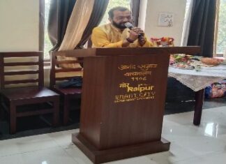 रेकी डिवाइन हीलिंग फाउंडेशन रायपुर द्वारा आनंद समाज वाचनालय में 14 फरवरी बसंत पंचमी के उपलक्ष्य पर नि: शुल्क सरस्वती दीक्षा का आयोजन किया गया