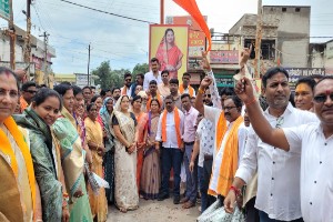 गरियाबंद में सांसद रूप कुमारी चौधरी का ऐतिहासिक स्वागत