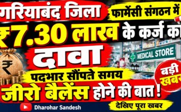 गरियाबंद जिला फार्मेसी संगठन में ₹7.30 लाख के कर्ज का दावा, पदभार सौंपते समय जीरो बैलेंस होने की बात